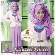 Busana Gamis Rafuzzel princess / Busana Muslim Wanita / Busana Hijab