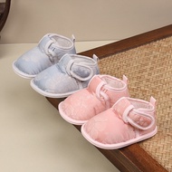 New Chinese Style Baby Chinese Style Cloth Shoes Soft-Soled Front Shoes Male Female Baby Hundred Day