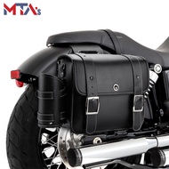 รถจักรยานยนต์ Saddlebag ด้านข้างกระเป๋ากันน้ำกระเป๋าเดินทางกระเป๋าสำหรับ Honda Shadow สำหรับ Sportster XL883 XL1200สำหรับ BMW รถจักรยานยนต์กระเป๋าเดินทาง