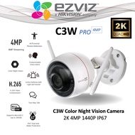 EZVIZ C3W PRO 2K 4MP Color Night Vision Two Way Talk Outdoor Wi-Fi Security CCTV Camera