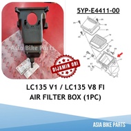 Yamaha Original LC135 V1 / LC135 V8 FI Air Cleaner Filter Box Case Kotak Angin - 5YP-E4411-01