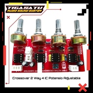 Crossover 2 Way 4 IC Potentiometer Adjustable