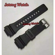 Rubber Strap for Casio AQ-S810 AQ-S810W AQS810 AQ S810 Black