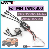 NEEBRC มอเตอร์3500KV 2322 AM32 45A เปลือกโลหะวงจร ESC ไร้ถ่านถัง MN 300ชุดพลังงานของโรเตอร์ภายนอกดัด