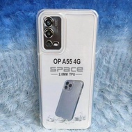 Case Space TPU Bening OPPO A55 4G Slicon Airbag Oppo