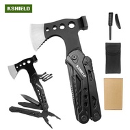 Multifunctional Axe Folding Stainless Steel Axe Hammer Portable Folding Survival Tool Outdoor Multif