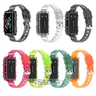 Huawei Band 6 Strap Huawei Band 7 Case Honor Band 6 Strap Transparent Soft Sports Case Strap for Huawei Band 6pro Smart Watchband Accessories