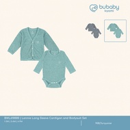 Bubaby ชุดเด็ก เสื้อคลุมแขนยาวและบอดี้สูทเลนนี่ 2 ชิ้น / Lennie Long Sleeve Cardigan and Bodysuit Se