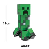 ของเล่นบล็อคก่อสร้างสำหรับเด็กจากใช้ได้กับเลโก้ Minecraft HJFGF Minecraft Creeper และ Ocelot