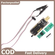 FCMY CH341A 24 25 Series EEPROM Flash BIOS USB Programmer Module + SOIC8 Test Clip
 FAC