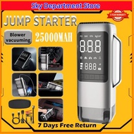 🏍️SANTINO 25000mAh Lorry Jump Starter Car Jumper Portable Emergency Battery functional blower Jumper