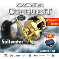 Shimano Ocea Conquest 22' 23' Jigging Bulat Reel Original Japan Air Masin Jigging Percuma Hadiah 1 t