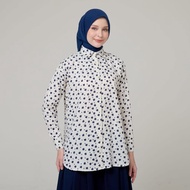 KEMEJA AMI SHIRT BW NAVY MUSLIM TOP/ Wanita MUSLIM SHIRT/