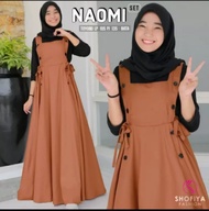 STELAN OVERALL ANAK PEREMPUAN USIA 11-12-13-15TH / NAOMI SET OVERALL + INNER SPANDEK / PAKAIAN ANAK 