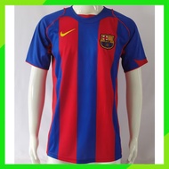 2004/2005 season Barcelona home retro football jersey shirt