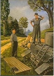 Toys 4 U 7777 German Tank REPAIRMEN + Ladder + Table 1/35 Master Box 3509 /Item# G4W8B-48Q13051