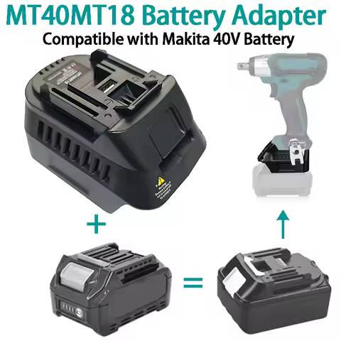 For Makita 40V Lithium Batteries MT40MT18 Battery Adapter Convert To for Makita 18V Lithium Batterie