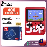 [8m] 400 In 1 Mini gaming Gameboy 2 Player Sup game Console Emulator Retro TV gamepad permainan