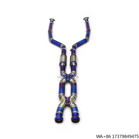 Deleville Escape Mid Pipe for BMW M3 E90/E92/E93 4.0L 2008-2013 Engine Titanium Exhaust Pipe With Do