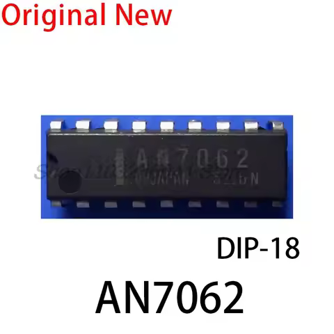 2PCS NEW Original AN7062 DIP-18 7062 DIP18 High voltage input amplifier circuit In Stock