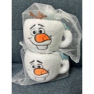 (單售)正版授權 frozen 冰雪奇緣 Olaf 雪寶 杯子造型 娃娃 公仔 手機座 遙控座 公仔