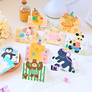3D cards of cats and small dogs TH56 cute and funny birthday cards for children and students