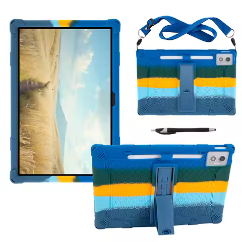 Kids Case for Lenovo Tab P12 12.7 inch TB-370FU Xiaoxin Pad Pro 12.7 TB375FC TB373FU 2025 Silicone T