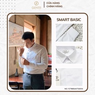 Thai Tuan Men's White Long-Sleeved Shirt with Pockets, High Quality Modal Fabric, Standard Form | 1C
