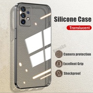 For Samsung Galaxy A32 5G 6.5 inch SM-A326B A326BDS Slim Fit Transparent Color Gray Flexible Soft Si