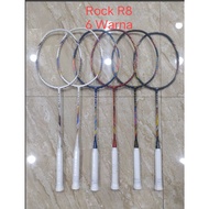 HNDRD HUNDRED ROCK R8 R 8 BADMINTON RACKET PACKAGE (BAG + STRINGS) ORIGINAL 100%