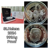 🔥 ST.HELEDA 2024 ~ CYBELE 1oz Silver Proof Coin🔥