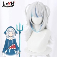 [LXYH- COSER KING] Hololive Gawr Gura Vtuber เครื่องแต่งกายคอสเพลย์ การ์ตูนอะนิเมะ Cosplay Costume D