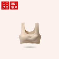 danqie2 พร้อมส่ง Uniqlo Airism บราชั้นใน ไร้สาย สําหรับผู้หญิง (ผ่อนคลาย / ตาข่าย)