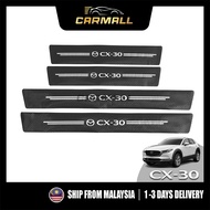 Mazda CX30 CX-30 DM 2019 - 2026 Door Step Sticker Carbon Protector Fit Mazda CX30 CX-30 DM CarMall C