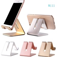 Will Anti Slip Phone Tablet Dock Viewing Angle Universal Support Stand Holder Aluminum Frame for Liv