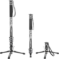 Fotopro Carbon Fiber Monopod 73inch Professional Monopod Travel Monopod with Pedal Max Load 22lbs fo