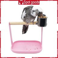 WIN Tabletop Bird Perch Stand Bird Training Stand Tabletop Parrot Stand Perch Gym