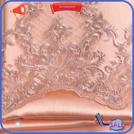 ⭐LOW PRICE⭐ 【Free Lace】Beautylinea Deluz Silk Ironless kain pasang Terkini Pleated Satin Crepe Bidang 5860 Ana Textile Kain Pasang