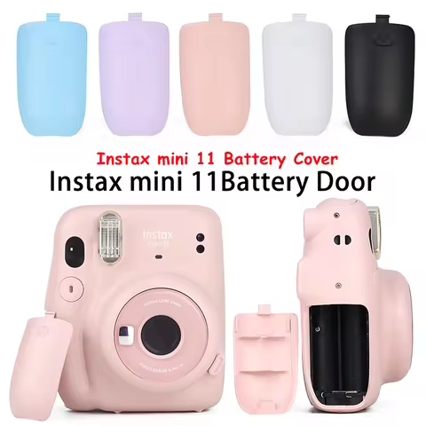 For Fujifilm Instax Mini11 Battery Cap Door Mini 11 Battery Cover Film Camera White Blue Pink Grey P
