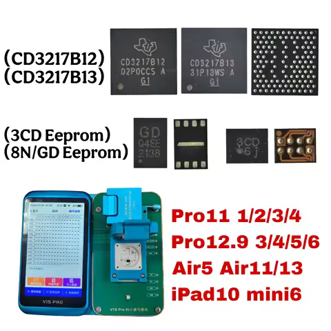 FOR MINI6 IPAD10 AIR4 AIR5 PRO 11 12.9 2020 2021 2024 3CD 8N GD U4070 U3980 CD3217B12 CD3217B13 IC W