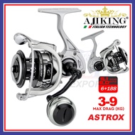 Ajiking Astrox Mesin Pancing Spinning | Pemegang Skru In | TCE Tackles Spinning Fishing Reel