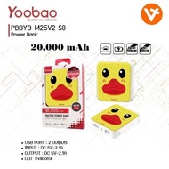 EL แบตสำรอง PowerBank (ของแท้) Yoobao 20000mAh M25​V2  Power Bank แบตเตอรี่สำรอง Power Bank  Powerbank พาวเวอร์แบงค์