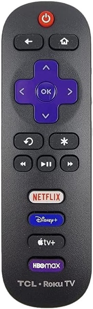 2023 OEM Replacement Remote Control Compatible with All TCL Roku Smart TVs【Only Works with TCL Roku
