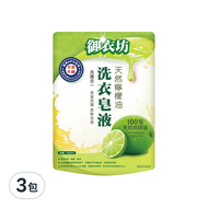 AKIRA 御衣坊 天然檸檬油洗衣皂液補充包  1.8L  3包