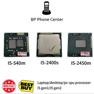 used processor cpu untuk update desktop pc laptop notebook lga1155 i5 2400s/i5 2450/i5 540m