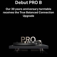 沐耳 奧地利 Pro-Ject 週年紀念 Debut PRO B 黑膠唱盤：平衡唱頭/平衡輸出/黑色 1個