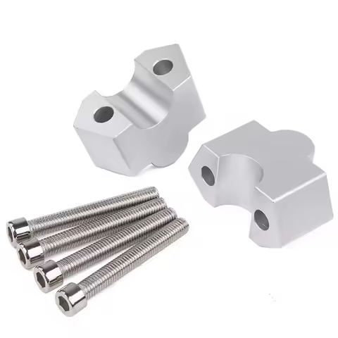 Motorcycle Handlebar Heightening Riser Clamp Mount Accessory For KAWASAKI Z900 Z800 Z650 Z250