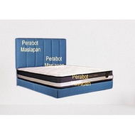 Blue Velvet Bed Katil Mewah Divan Bed All Sizes