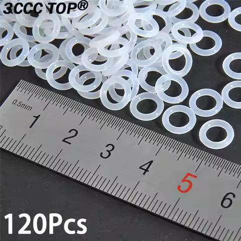 120Pcs White/Black/Red Silicone Rubber O-Ring Switch Dampeners White For Cherry MX Keyboard Damper