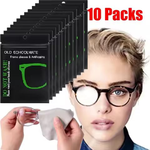 10pcs Anti-fog Suede Glasses Cloth Reusable Microfiber Anti-fog Cloth Lens Anti-fog Mobile Phone Cam